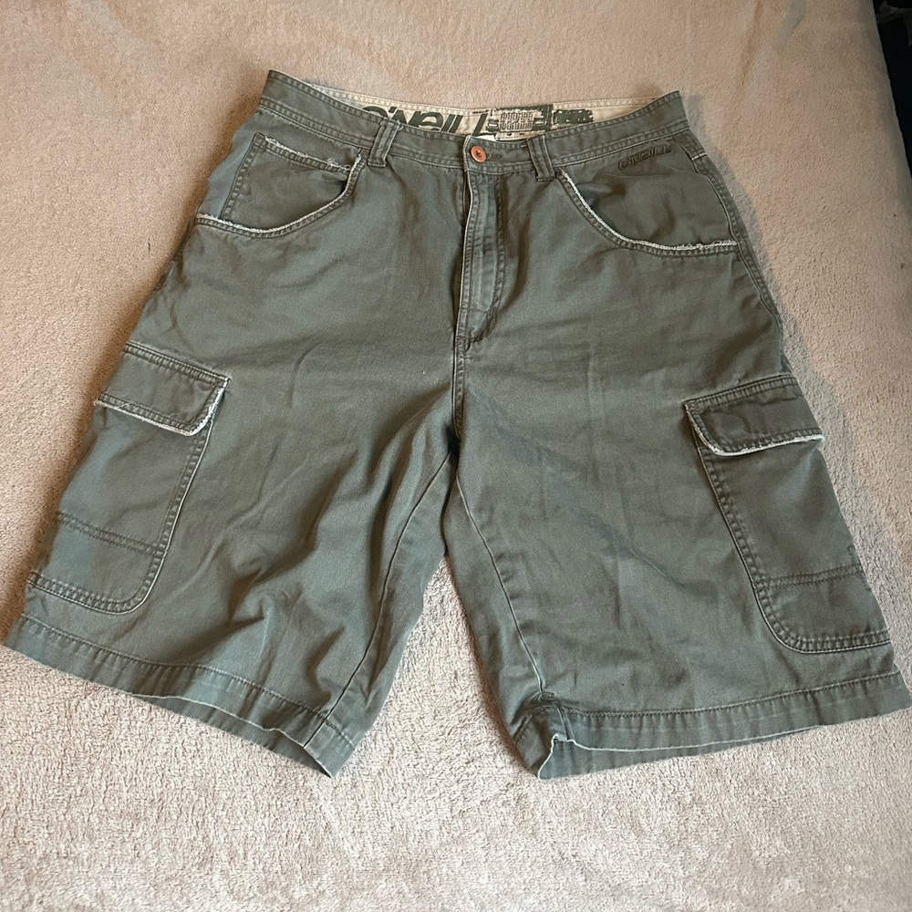 O'Neill Olive Cargo Shorts for Men